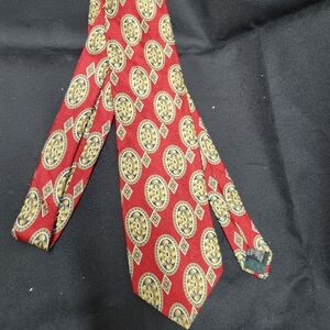 Arden Cravats Italian Silk Tie, USA Made, Red